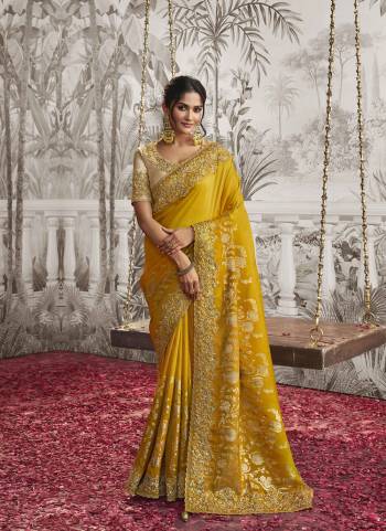 Looking These Party Wear Saree in Fine Colored.These Saree Are Dola Viscose Silk And Blouse is Fabricated On Silk.Its Beautified With Heavy Designer Embroidery Work.