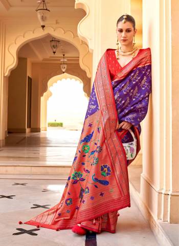 Looking These Party Wear Saree in Fine Colored.These Saree And Blouse is Fabricated On P V  Silk.Its Beautified Designer Printed, Wevon Jari Designer.