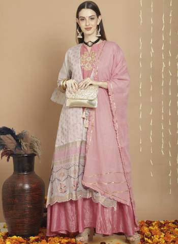 Attrective This Designer Long Length Suit In Lovely Color.Its Pretty Heavy Designer Embroidery Work Top Is Art Silk Based Paired With Cotton Fabricated Dupatta Which Gives An Attractive To The Suit.