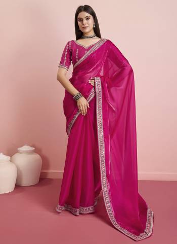 Looking These Designer Saree in Fine Colored.These Saree Are Jimmy Choo And Blouse is Art Silk Fabricated.Its Beautified With Designer Embroidery Work Lace Border & Blouse.