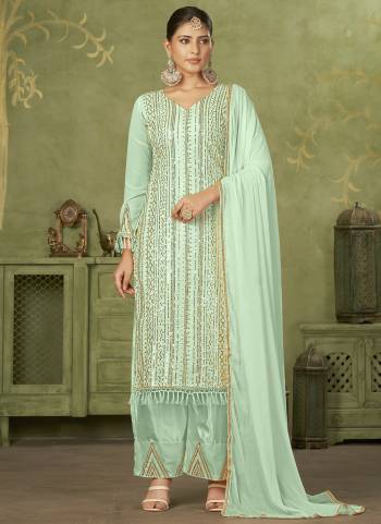 Attrective These Designer Salwar Suit in Fine Colored Pair With Bottom And Dupatta.These Top Are Georgette And Dupatta Are Fabricated On Chiffon Pair With Santoon Bottom.Its Beautified With Santoon Inner.Its Beautified With Heavy Designer Thread,Sequance Embroidery Work.