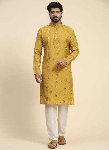 For A festive Wear,Grab These Readymade Kurta in Fine Colored.These Kurta is Fabricated On Silk With Designer Mirror Embroidry Work.Buy Now.