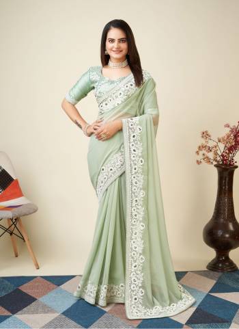 Attrective Look These Party Wear Saree in Fine Colored.These Saree Are Georgette And Blouse is Art Silk Fabricated.Its Beautified With Designer Thread,Sequance Embroidery Work.