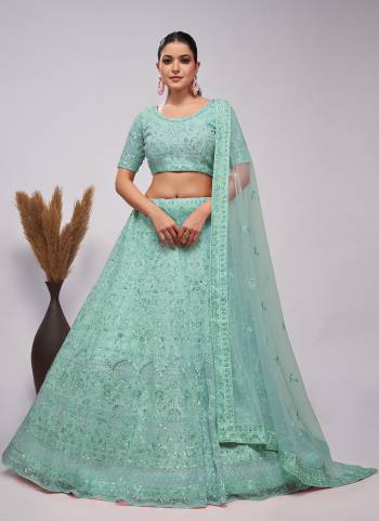 For A Fancy Designer Look,Grab These Lehenga Choli With Dupatta in Fine Colored.These Lehenga And Choli Are Soft Net And Dupatta Are Fabricated On Soft Net Pair.Its Beautified With Designer Sequance,Cut Dana Embroidery,Bead Work.