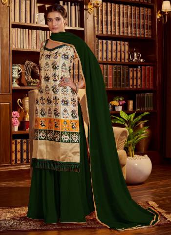 Grab This Readymade Suits In Fine Color Top Are Cotton And Bottom Are Rayon And Dupatta Are Rayon Fabricated Beautified With Printed Designer. It Is Light In Weight And Easy To Carry All Day Long. 