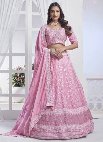 For A Designer Look,Grab These Lehenga Choli in Fine Colored.These Lehenga And Blouse Are Fabricated On Chiffon Pair With Chiffon Dupatta.Its Beautified With Designer Multy Thread,Sequance Embroidery Work.