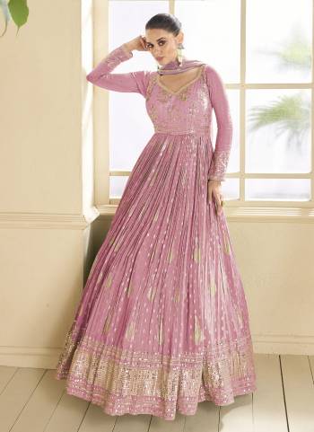 Garb These Party Wear Designer Anarkali Suit in Fine Colored Pair With Bottom And Dupatta.These Top Are Georgette And Dupatta Are Fabricated On Georgette Pair With Santoon Bottom.Its Beautified With Crepe Inner.Its Beautified With Heavy Designer Embroidery Work.