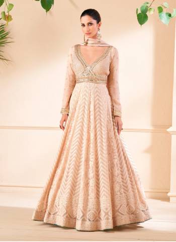 Garb These Party Wear Designer Anarkali Suit in Fine Colored Pair With Bottom And Dupatta.These Top Are Georgette And Dupatta Are Fabricated On Georgette Pair With Santoon Bottom.Its Beautified With Crepe Inner.Its Beautified With Heavy Designer Embroidery Work.