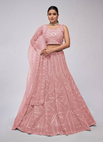 For A Fancy Designer Look,Grab These Lehenga Choli With Dupatta in Fine Colored.These Lehenga And Choli Are Soft Net And Dupatta Are Fabricated On Soft Net Pair.Its Beautified With Designer Sequance Embroidery,Stone Work.