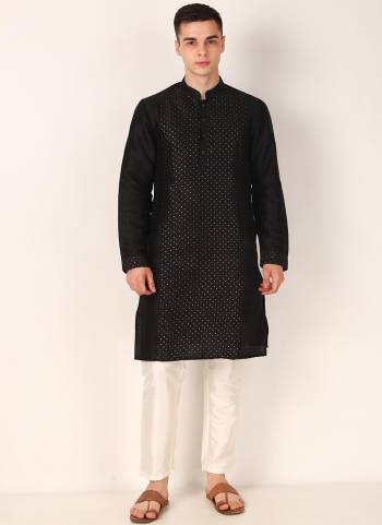 For A Festive Wear,Grab These Readymade Kurta With Payjama Pair in Fine Colored.These Kurta Are Khadi Silk And Payjama Are Art Silk Fabricated on Pair.Its Beautified With Designer Sequance Embroidery Work.