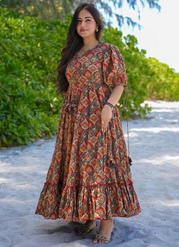 Attrective Looking These Beautiful Looking Readymade Long Kurti.These Kurti Are Rayon is Fabricated.Its Beautified With Designer Digital Printed.