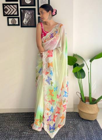 Looking These Party Wear Saree in Fine Colored.These Saree Are Georgette And Blouse is Daimond Silk Fabricated.Its Beautified With Designer Digital Printed With Coding,Sequance Embroidery Work.