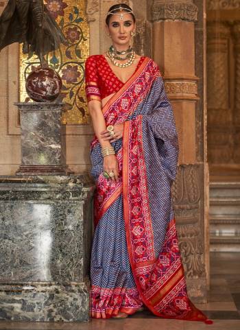 Garb These Party Wear Saree in Fine Colored.These Saree And Blouse is Fabricated On S V P Silk.Its Beautified With Weaving Jari Border Pallu Designer With Printed.