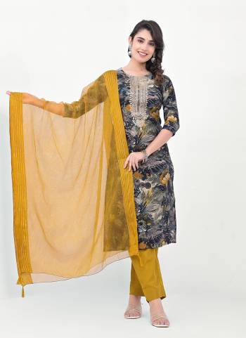 Garb These Beautiful Looking Readymade Suits.These Top Are Modal Cotton And Bottom Are Modal Cotton And Dupatta Are Art Silk Fabricated.Its Beautified With Disigner Printed With Embroidery Work.