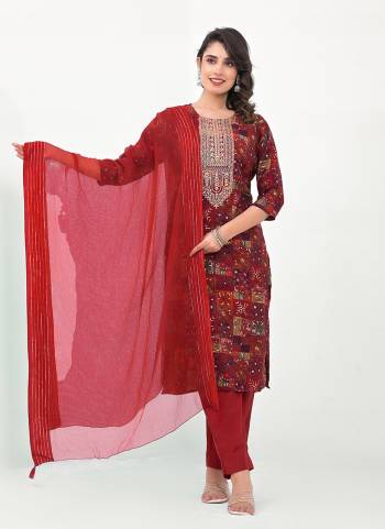 Garb These Beautiful Looking Readymade Suits.These Top Are Modal Cotton And Bottom Are Modal Cotton And Dupatta Are Art Silk Fabricated.Its Beautified With Disigner Printed With Embroidery Work.