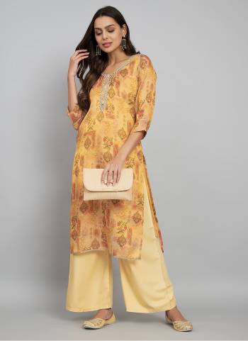 Looking These Beautiful Looking Readymade Long Kurti.These Kurti Are Tissue Silk Fabricated.Its Beautified With Disigner Printed With Embroidery Work.