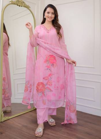 Garb These Beautiful Looking Readymade Suits.These Top And Dupatta Are Taby Organza And Viscose Rayon Bottom Fabricated.Its Beautified With Printed With Designer Embroidery Work.