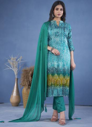 Garb These Beautiful Looking Readymade Suits.These Top And Bottom Are Art Silk And Dupatta Are Art Silk Fabricated.Its Beautified With Disigner Embroidery Work With Printed.