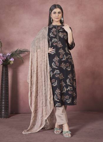 Garb These Beautiful Looking Readymade Suits.These Top And Bottom Are Art Silk And Dupatta Are Art Silk Fabricated.Its Beautified With Disigner Embroidery Work.