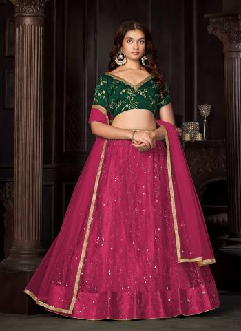 Looking These Lehenga Choli in Fine Colored.These Lehenga Are Net Choli Are Benglori Silk And Dupatta Are Fabricated On Net Pair.Its Beautified With Designer Embroidery Work.