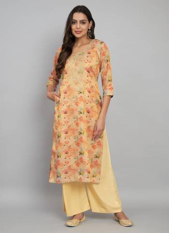 Looking These Beautiful Looking Readymade Long Kurti.These Kurti Are Tissue Silk Fabricated.Its Beautified With Disigner Printed With Embroidery Work.