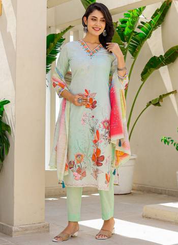 Looking These Beautiful Looking Readymade Suits.These Top Are Linen And Bottom Are Cotton And Dupatta Are Linen Fabricated.Its Beautified With Disigner Digital Printed.