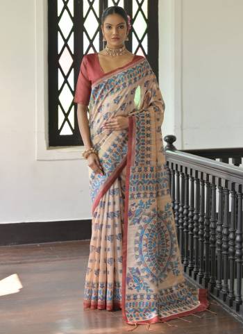 Looking These Festive Wear Saree in Fine Colored.These Saree And Blouse is Fabricated On Tussar Silk.Its Beautified With Designer Printed.