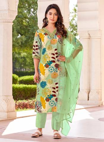 Attrective These Suit in Fine Colored Pair With Bottom And Dupatta.These Top Are Muslin And Bottom Are Fabricated On Viscose Gadhwal Pair With Tebby Silk.Its Beautified With Designer Embroidery Work With Printed.