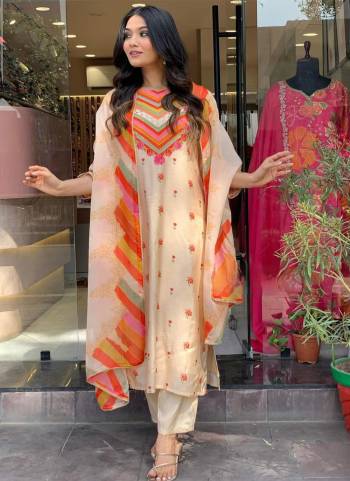 Attrective These Suit in Fine Colored Pair With Bottom And Dupatta.These Top Are Natural Crape And Bottom Are Fabricated On Viscose Blend Pair With Tebby Silk Dupatta.Its Beautified With Designer Printed, Embroidery Work.