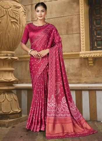 Look Attrective These Designer Party Wear Saree in Fine Colored.These Saree Are Gajji Silk And Blouse Indo Silk is Fabricated.Its Beautified Desiger Printed With Hand Work.