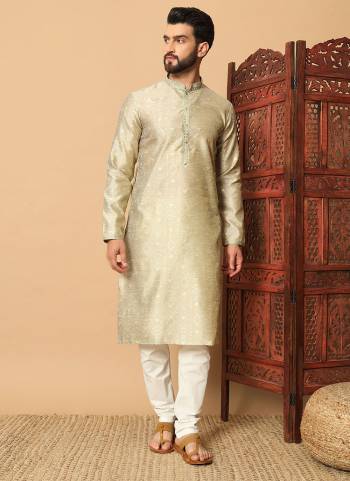 Looking These Party Wear Mans Wear Kutra Payjama wearing this fashionable. Tailored Kurta Are Silk And Payjama Raymond Cotton finest Silk Fabriced With Mirror,Thread Embroidery Work and fashioned with a banded collar for a dash of style.