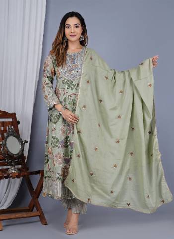 Attrective These Suit in Fine Colored Pair With Bottom And Dupatta.These Top And Bottom Are Fabricated On Cotton Pair With Malmal Dupatta.Its Beautified With Designer Printed,Embroidery Work.