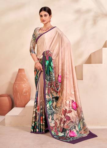 Attrective Look These Festive Wear Saree in Fine Colored.These Saree And Blouse is Fabricated On Crepe Soft Silk.Its Beautified With Designer Digital Printed.