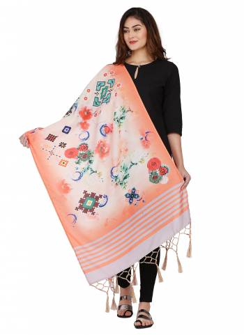 Grab These Beautiful Ethnic Colored Dupatta.This Dupatta is Fabricated On Smart Muslin Cotton Fabric . It Is Beautified With Beautiful Digital Prints And Ethnic Tussels On Pallu Side.