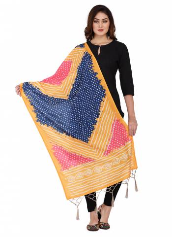 Grab These Beautiful Ethnic Colored Dupatta.This Dupatta is Fabricated On Smart Muslin Cotton Fabric . It Is Beautified With Beautiful Digital Prints And Ethnic Tussels On Pallu Side.