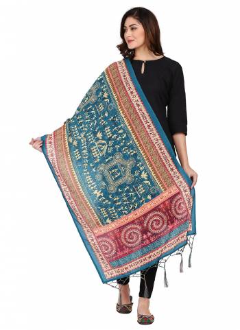 Grab These Beautiful Ethnic Colored Dupatta.This Dupatta is Fabricated On Smart Muslin Cotton Fabric . It Is Beautified With Beautiful Digital Prints And Ethnic Tussels On Pallu Side.