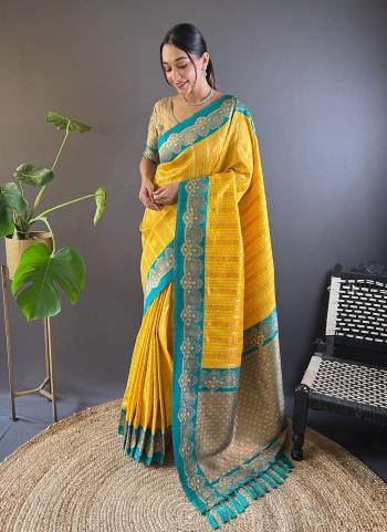 Original Soft Silk Sarees With Dual Original Zari Linings All Over The Body Having Contrast Rich Woven Pallu With Tassels And Contrast Satin Unique Zari Woven Border.