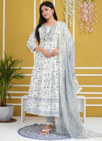 Attrective These Suit in Fine Colored Pair With Bottom And Dupatta.These Top And Bottom Are Fabricated On Rayon Cotton Pair With Cotton Dupatta.Its Beautified With Designer Printed,Embroidery Work.