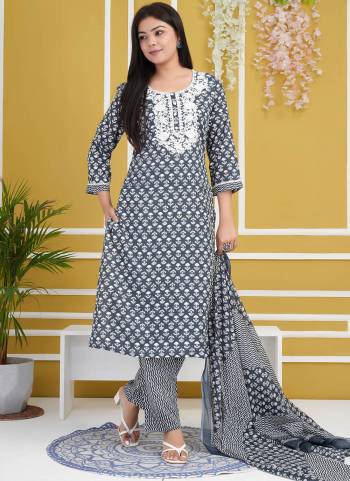 Attrective These Suit in Fine Colored Pair With Bottom And Dupatta.These Top And Bottom Are Fabricated On Rayon Cotton Pair With Cotton Dupatta.Its Beautified With Designer Printed,Embroidery Work.