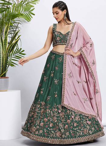 Attrective Looking This Partywear Fine Color Fancy Heavy Designer Choli And Lahenga Fabriced On Chiffon And Dupatta Georgette In Fabricated Beautified With Attrective Designer Heavy EmbroideryWork. Buy Now.