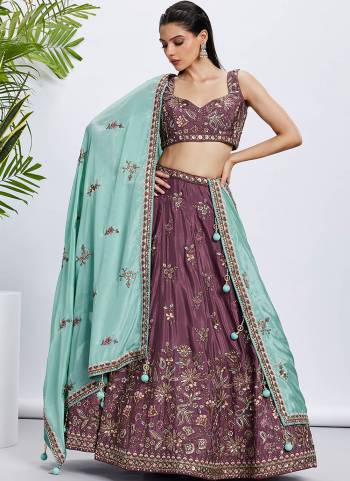 Attrective Looking This Partywear Fine Color Fancy Heavy Designer Choli And Lahenga Fabriced On Chiffon And Dupatta Georgette In Fabricated Beautified With Attrective Designer Heavy EmbroideryWork. Buy Now.