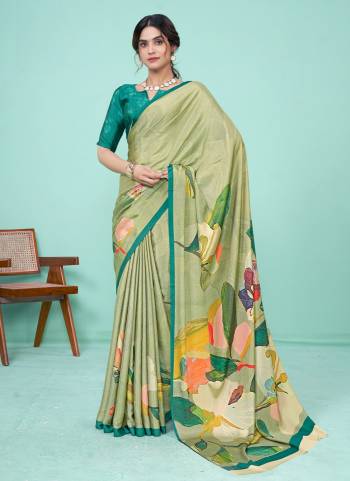 Attrective Look These Party Wear Saree in Fine Colored.These Saree And Blouse is Fabricated On Crepe Soft Silk.Its Beautified With Designer Digital Printed.