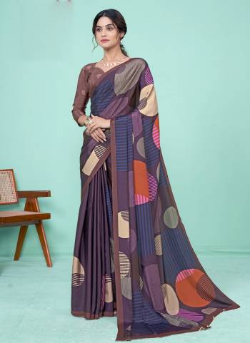 Attrective Look These Party Wear Saree in Fine Colored.These Saree And Blouse is Fabricated On Crepe Soft Silk.Its Beautified With Designer Digital Printed.