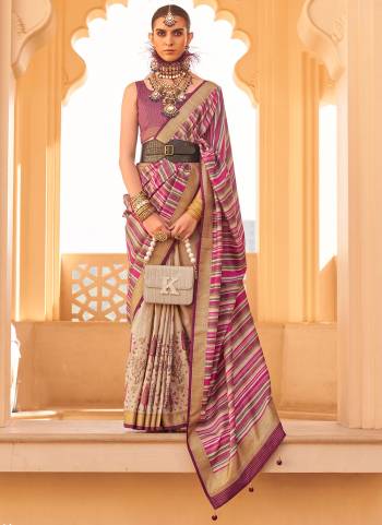 Looking These Fastival Wear Saree in Fine Colored.These Saree And Blouse is Fabricated On V P Silk.Its Beautified With Weaving Designer With Printed And Gold Finished.