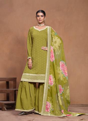 Garb These Party Wear Plazzo Suit in Fine Colored Pair With Bottom And Dupatta.These Top And Bottom Are Fabricated On Roman Silk Pair With Organza Dupatta.Its Beautified With Santoon Inner.Its Beautified With Designer Embroidery Work With Printed Dupatta.