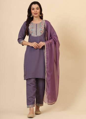 Attrective These Beautiful Looking Readymade Suits.These Top And Bottom Are Silk Blend And Dupatta Are Silk Organza Fabricated.Its Beautified With Disigner Embroidery Work.