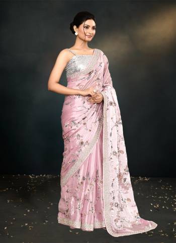 Look Attrective These Designer Party Wear Saree in Fine Colored.These Saree Are Satin Silk And Blouse Satin Silk  is Fabricated.Its Beautified Heavy Desiger Embroidery Work.