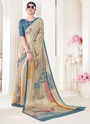 Attrective Look These Party Wear Saree in Fine Colored.These Saree And Blouse is Fabricated On Crepe Soft Silk.Its Beautified With Designer Digital Printed.