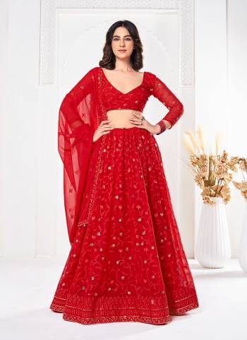 Attrective These Party Wear Lehenga Choli in Fine Colored.These Lehenga Are Georgette Choli Are Georgette And Dupatta Are Fabricated On Georgette Pair.Its Beautified With Designer Sequance Embroidery Work.