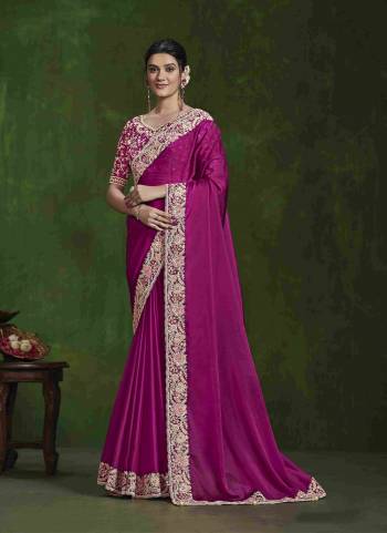 Garb These Party Wear Saree in Fine Colored.These Saree  Is Habotai Silk And Blouse is Pure Silk Fabricated.Its Beautified With Handwork Sequence.